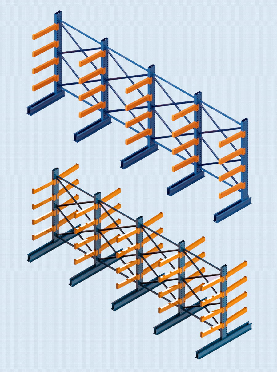 悬臂式货架 总图4